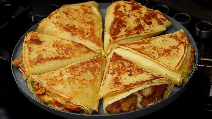 كريب فلاش كرسبي مع شاورما