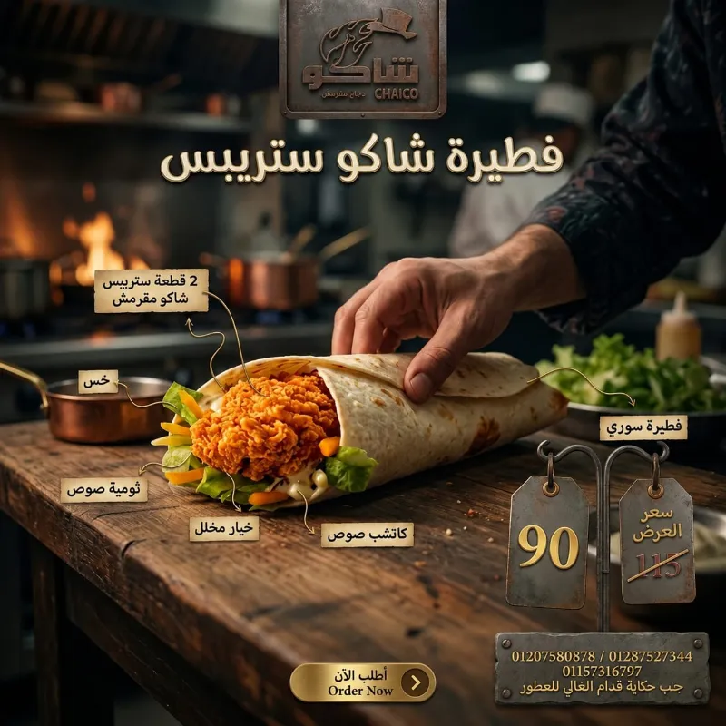 فطيرة شاكو ستريبس
