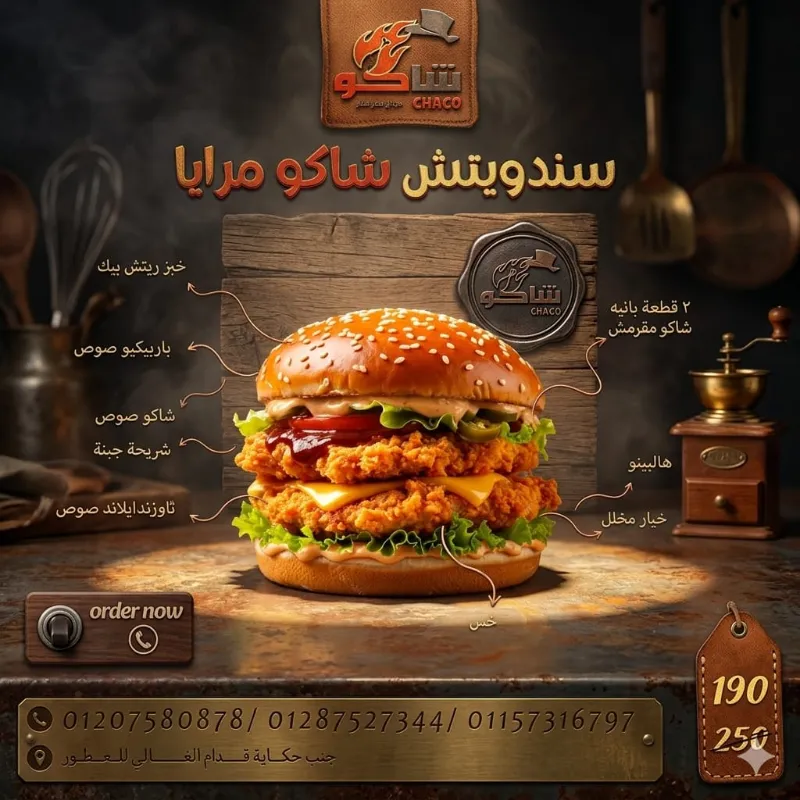 سندويتش شاكو مرايا