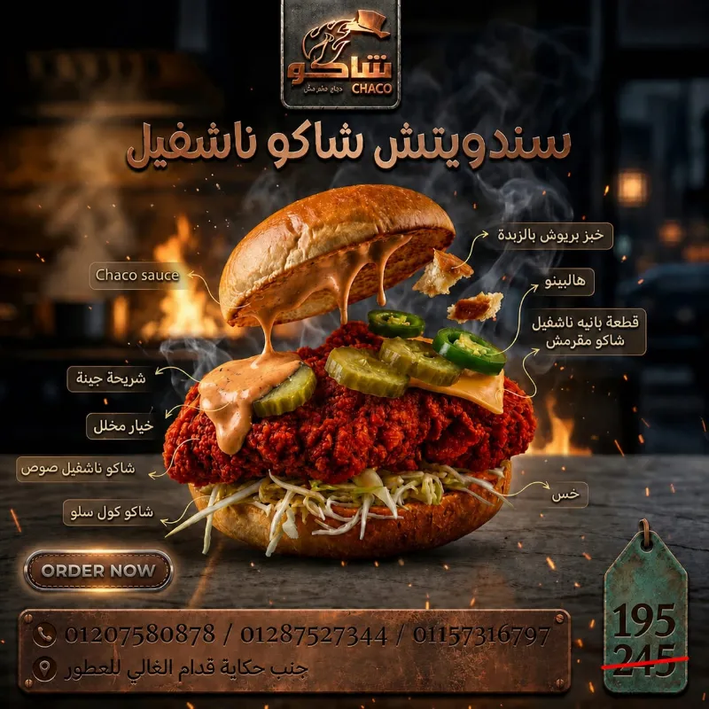 سندويتش شاكو ناشفل