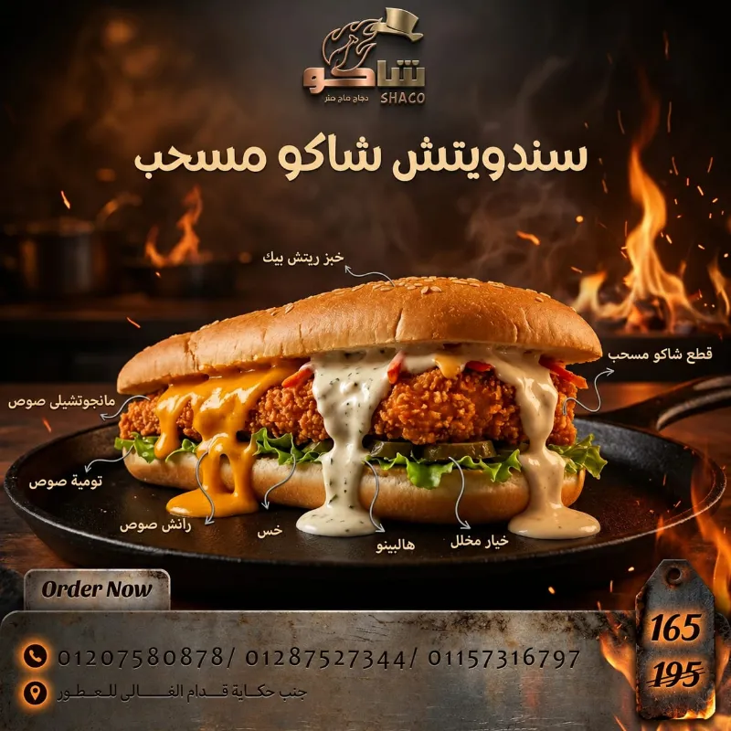 سندويتش شاكو مسحب