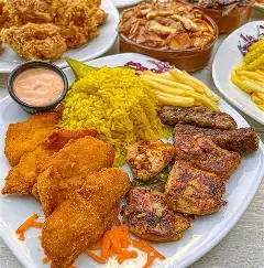 فرايدي + كرسبي + شاورما