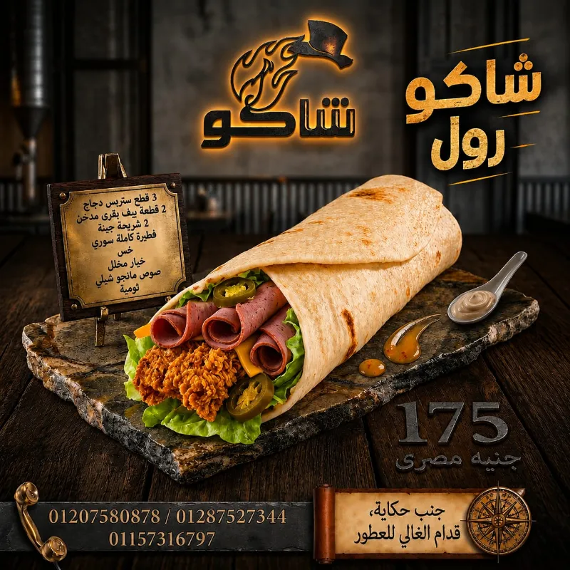 فطيرة شاكو رول